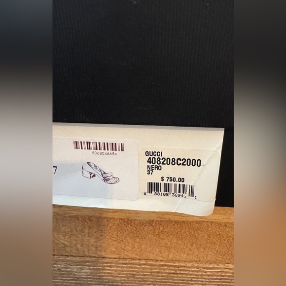 Gucci Marmont Women's Black Suede Loafers Pumps 37 / 7 - Picture 10 of 10